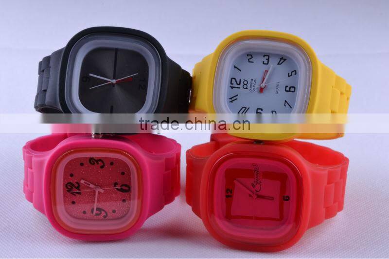 Charm healthy graceful harmless non toxic silicone wristwatch