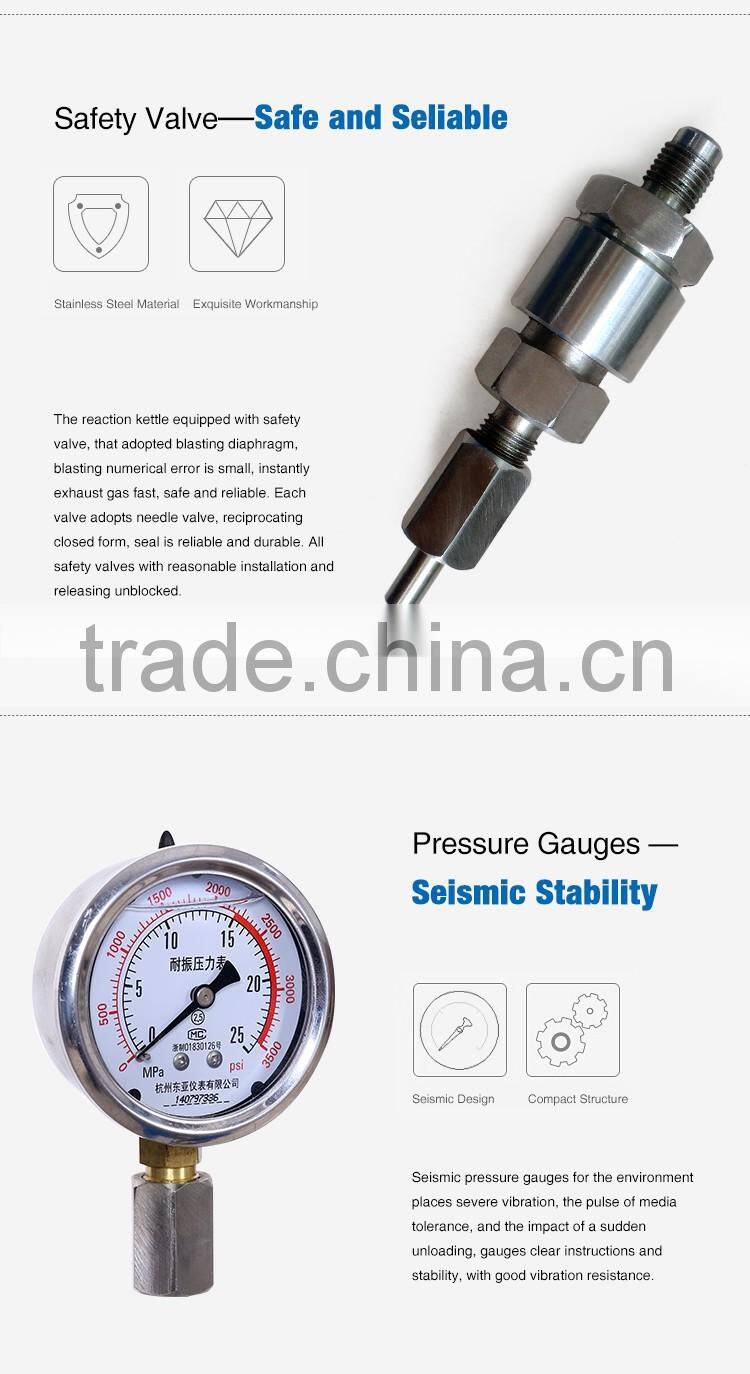 Hot Sale 0.5-10L High Pressure Reaction Vessels