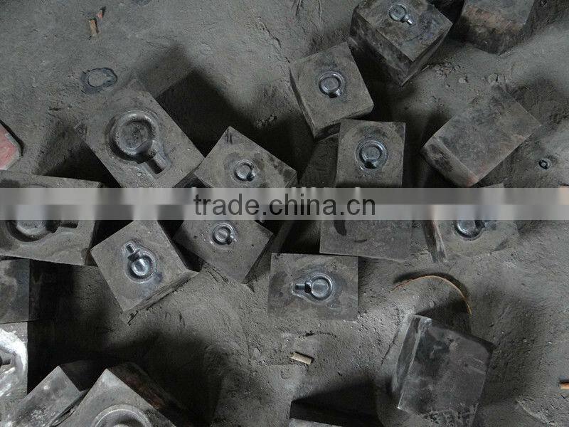 wells C15E Carbon Steel Forged Galvanized Din582 anchor Bolt and nut