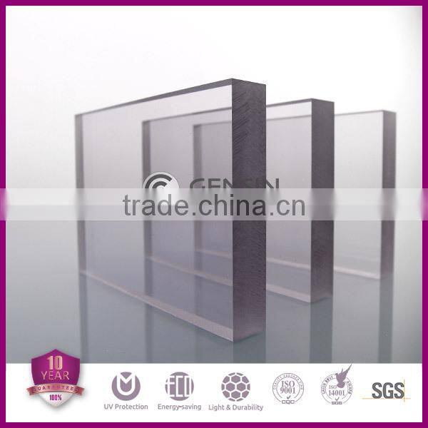 Stocked clear polycarbonate palstic sheet