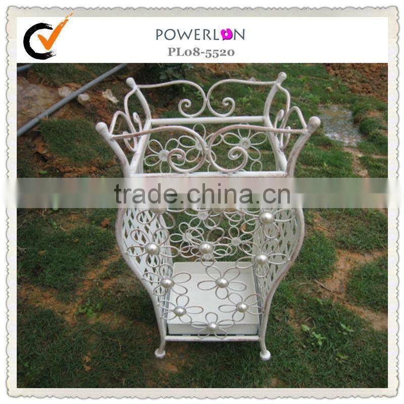 Outdoor And Indoor Decorative Wrought Iron Umbrella Stand