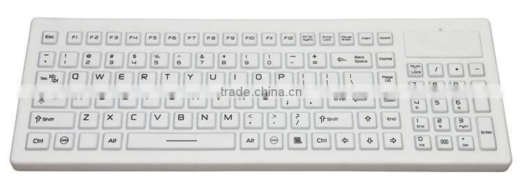 JH-WKB830 106 keys Silicone Wireless Keyboard waterproof and washable wireless silicone keyboard