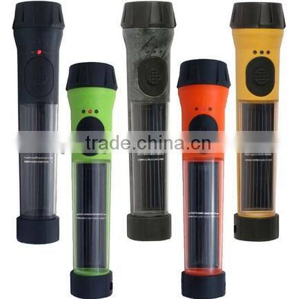 Solar Hybrid Flashlight , Hybrid Solar Powered Flashlight