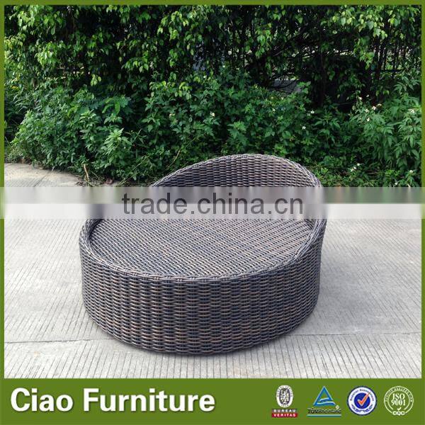 Shopping mall rattan small bed for rest