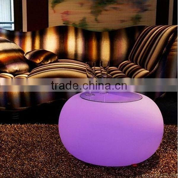 Wholesale battery power remote control glowing led bar table for night club