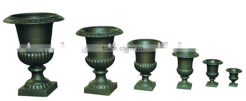 Garden crafts cast iron flower pot crafts casting pots