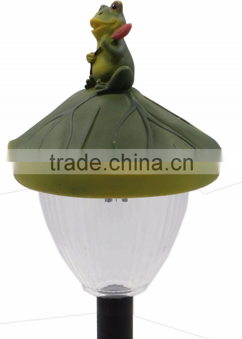 Mixed Poly resin Deco Solar Path Garden Lawn Stake Light