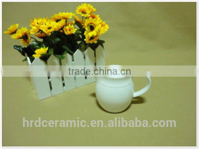 Cheap High Quality Products promotion plain ceramic milk pot