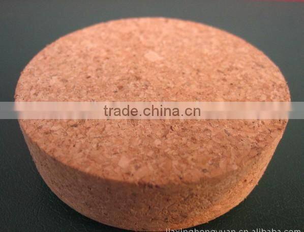 Natural cork coaster