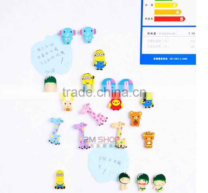 2015 factorymade double fish shape Wooden wall stickers