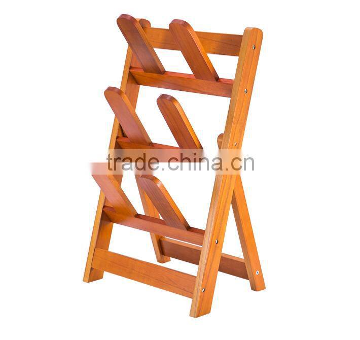 2017 Hot selling wooden folding shoe rack
