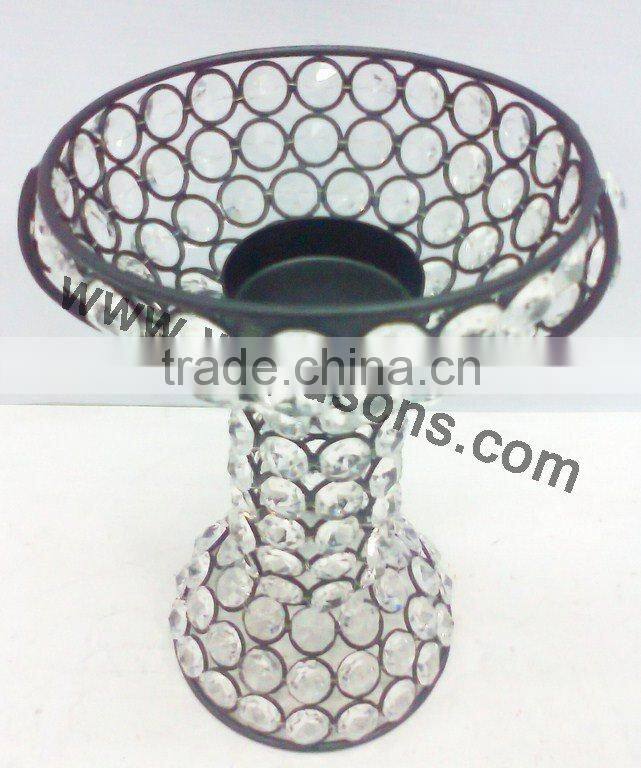 Party use decor crystal votive candle holder