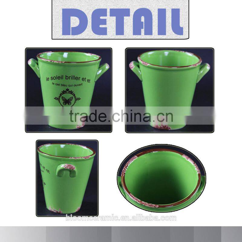Factory direct sale ceramic flower pot,cheap plant pot
