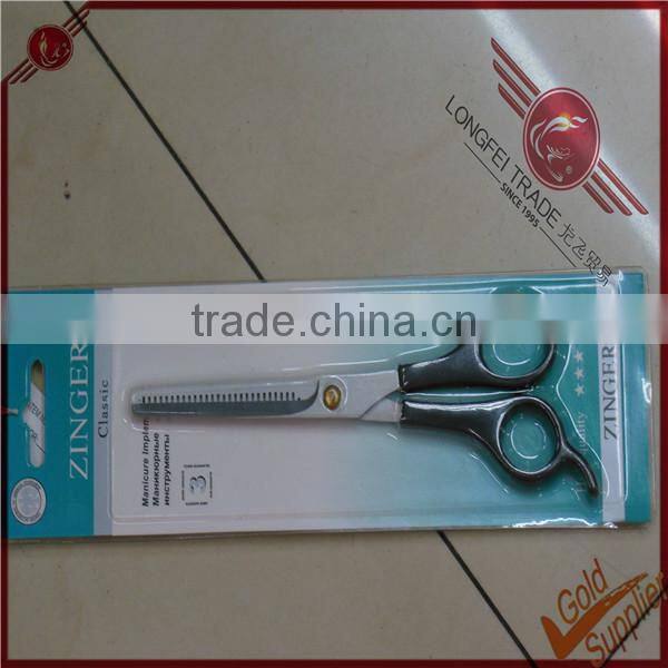 Stainless steel soft handle hair scissors wholesale