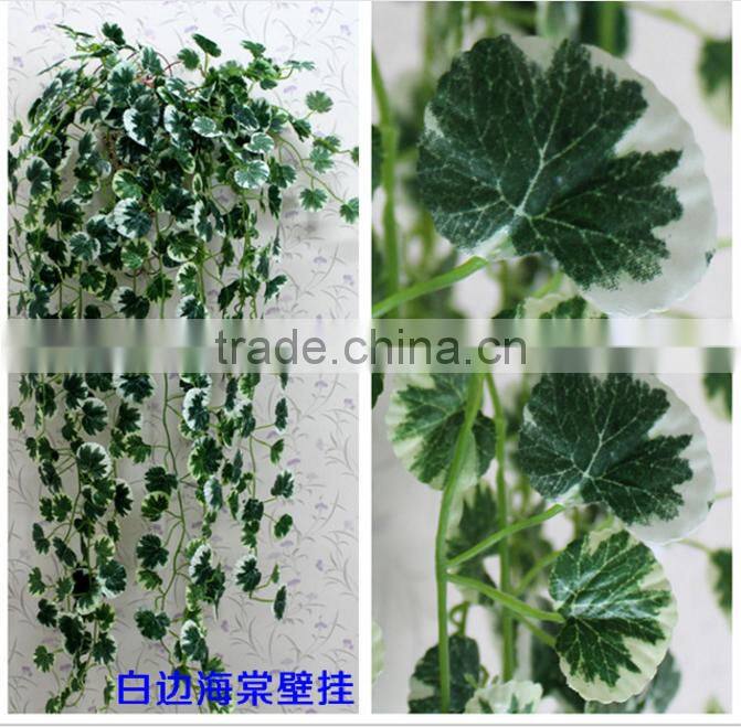 silk hanging vines for decoration,popular interior hanging plastic vines