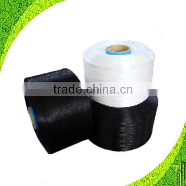 840D PP yarn dope dyed high tenacity pp yarn 50-150 TPM twist