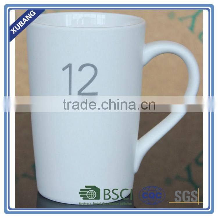 12ounce white blank ceramic mug sublimation mug supplier in china