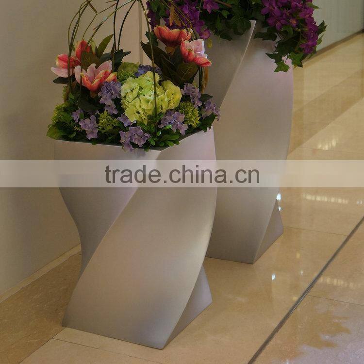 Strong and fashion FRP flower pot