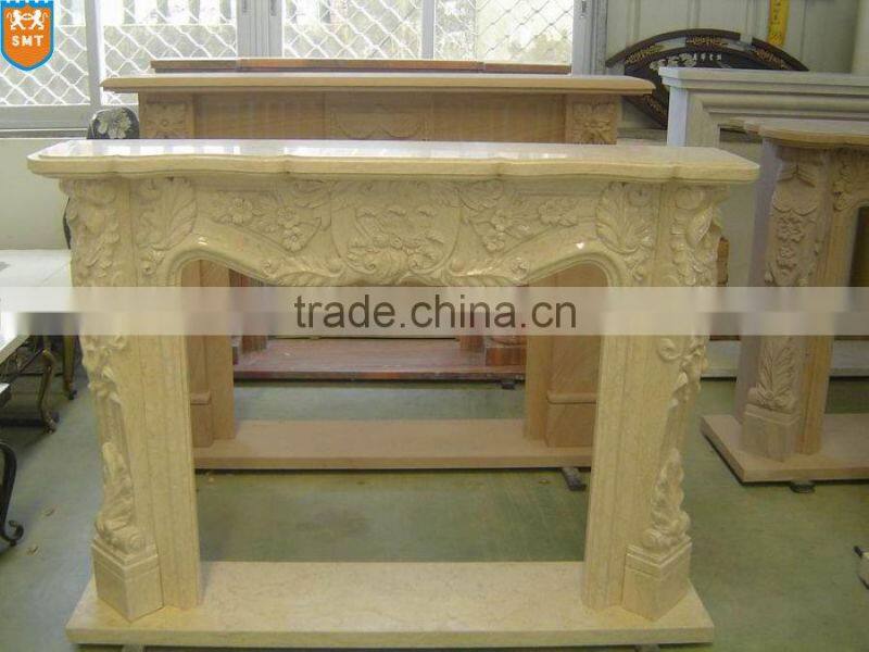 White Marble Fireplace