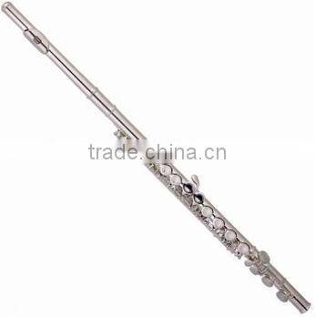 16 closed holes C key metal flute