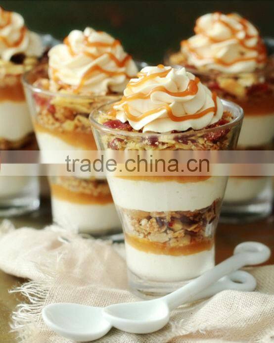 High Quality clear glass ice cream cup