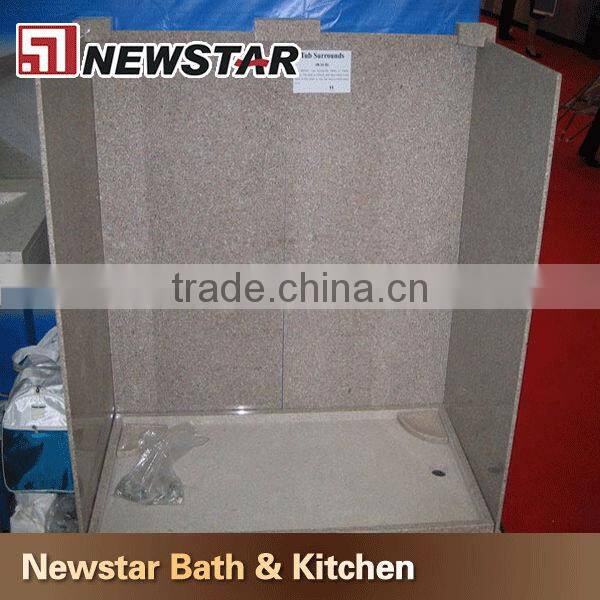 Newstar China grey granite tub surround panels design