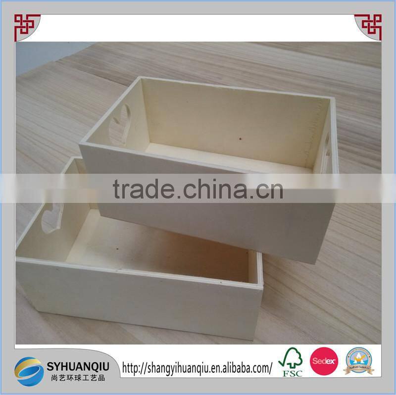 high quality plywood material small unfinished wooden tray for sale
