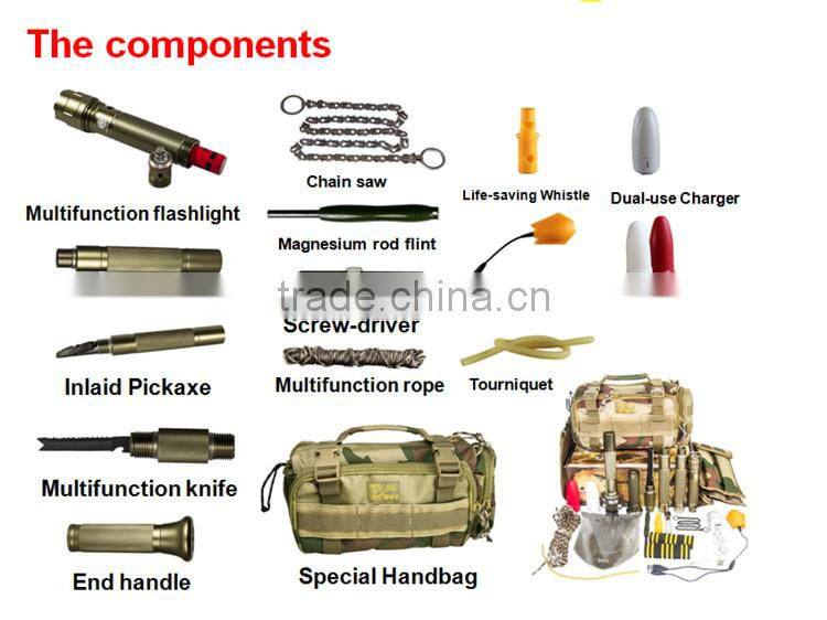 Outdoor Camping Tool Gift Cut Wire Saw Magical Mastiff Patented Outdoor Camping Gear Survival Kit Outdoor Multifunction Shovel