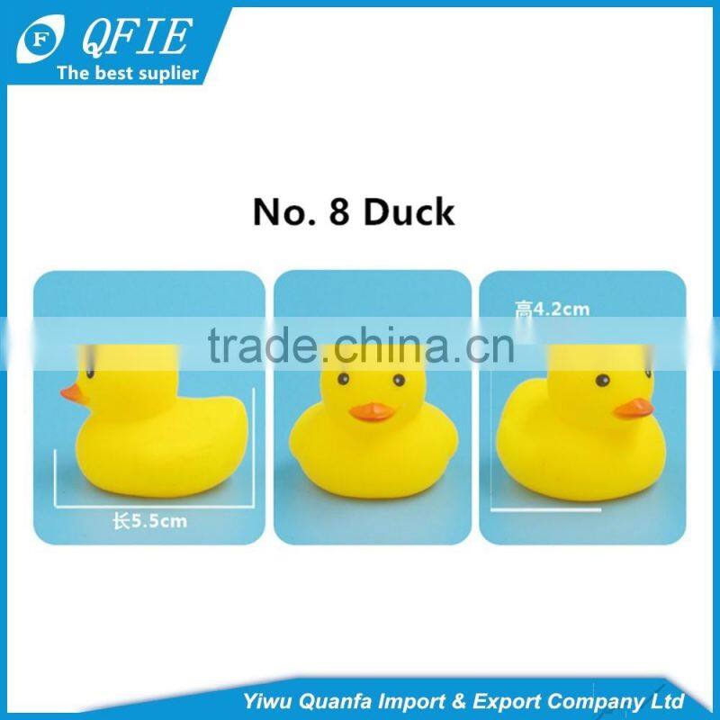 Promotional colorful cheap soft mini lovely animal shape rubber bath toys for baby