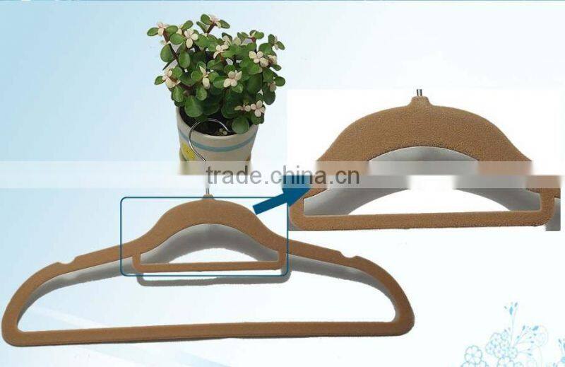 Flocked hanger,velvet hanger