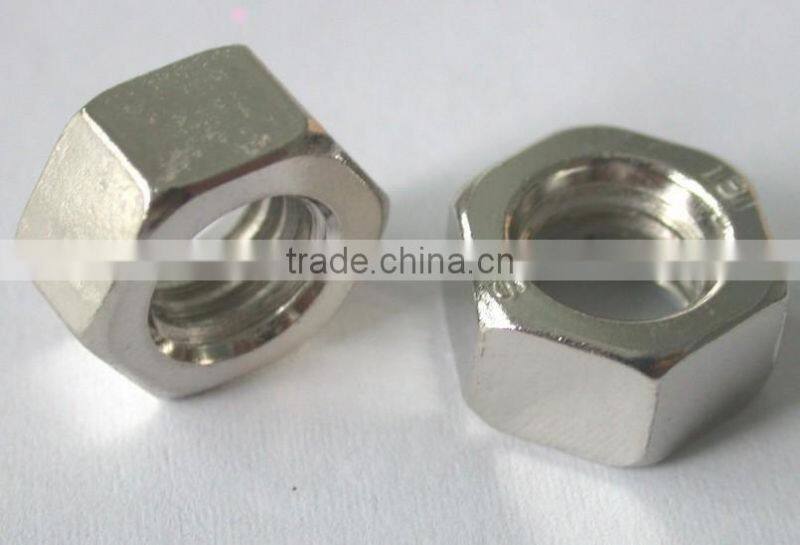 DIN 934 galvanized steel hexagonal nut