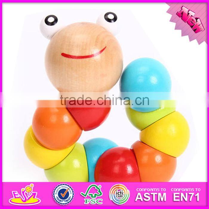 2016 new fashion funny children wooden diy puzzle toy W03B029