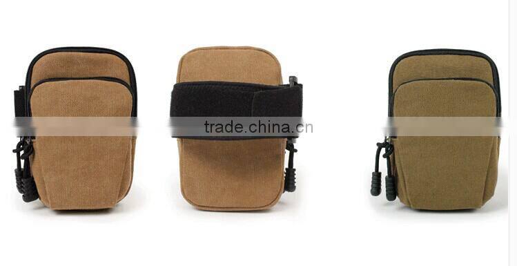 Travel Canvas Waist Phone Bag