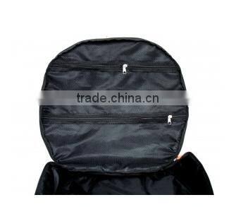 cutsomeized size logo Eco -friendly orange round travel duffle bag for women