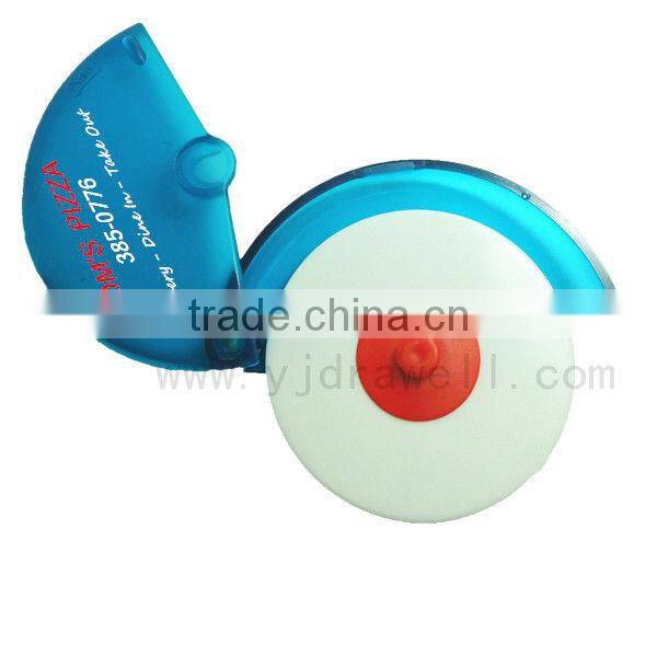 KA-4355 Personalized Transparent Handle plastic blade pizza cutter