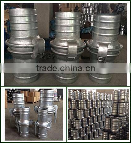 2" Galvanized Steel Miller Coupling Agri -Lock Bauer Fittings with Two Lever Rings