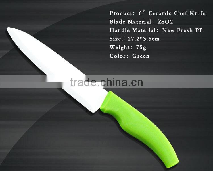 High Quality German Steel Available 4 Pieces Ceramic Knife