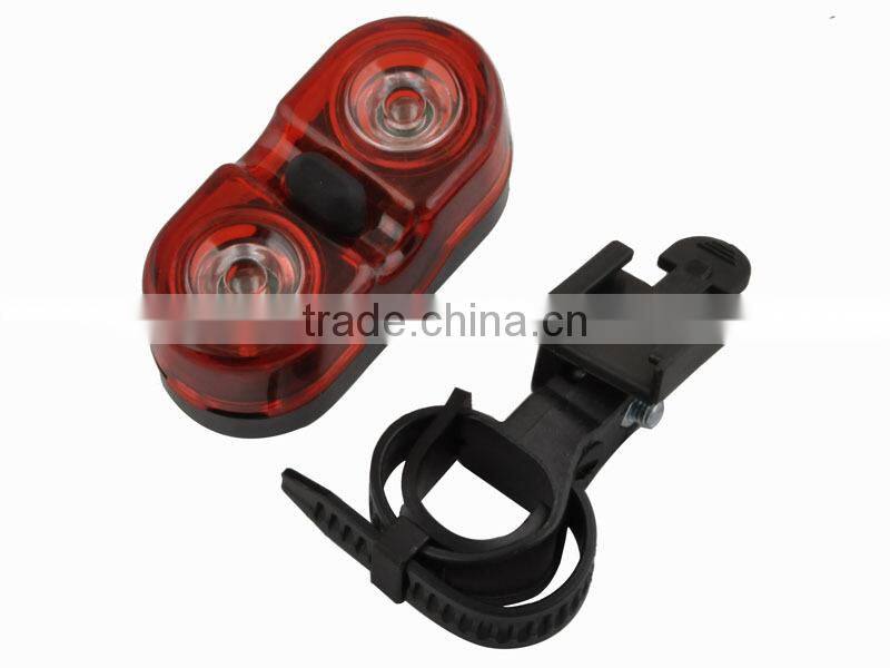 JING YI JY-528 3-Mode 0.5W 2 x Red LED Rear Warning Light Bicycle Safety Taillights