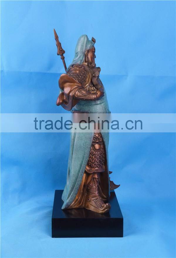 China Bronze artwork/Bronze Decoration/Guan Yu/China style bronze/Bronze sculpture