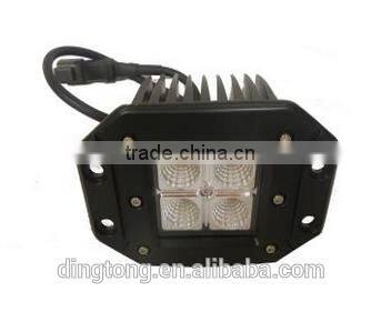 3" Cube Flush Mount LED Light ATV UTV auto parts light 16w 20w available