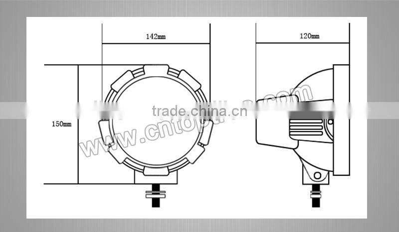 4'' 55w Work Off-road Light 4wd spotlights /HID Xenon Lamp,led head lamp for jeep tractor