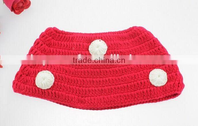 2016 new design alibaba wholesale baby photography props crochet baby beanie hat