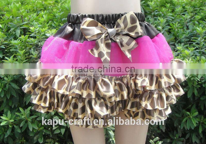 2015 new pattern design printed cotton baby kids wear mini skirts