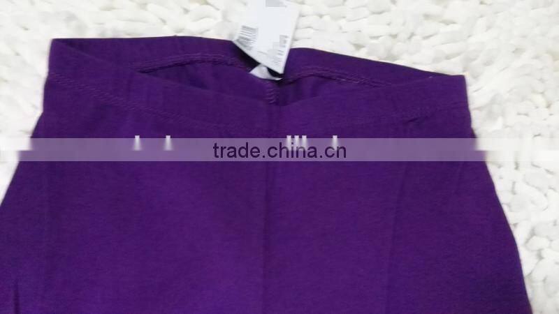 Girl's apparel high quality comfortable legging pants stocklots