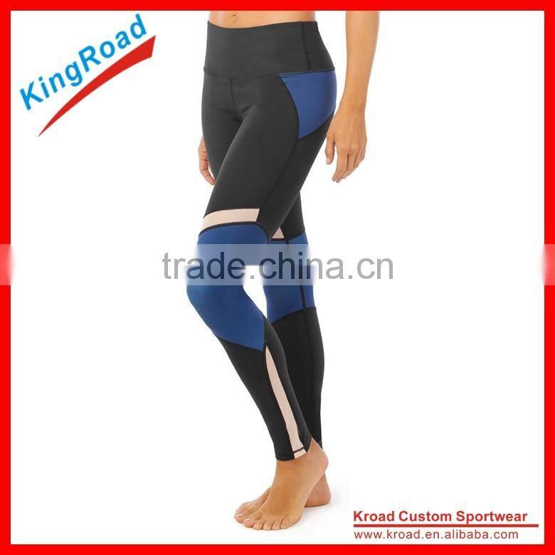 New design wholesale fitness clothing custom made yoga dri fit camouflage lycra custom compression tights