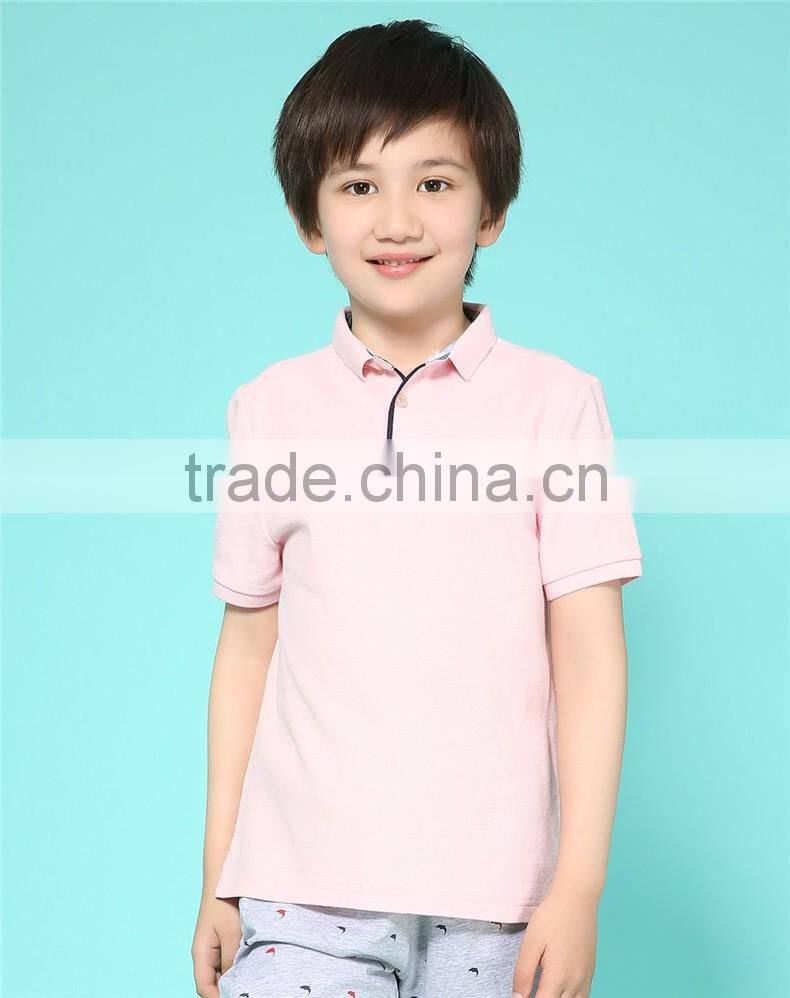 fashion new 2016 boys T shirts white casual boys t shirt /polo t shirts kids brand with short sleeve