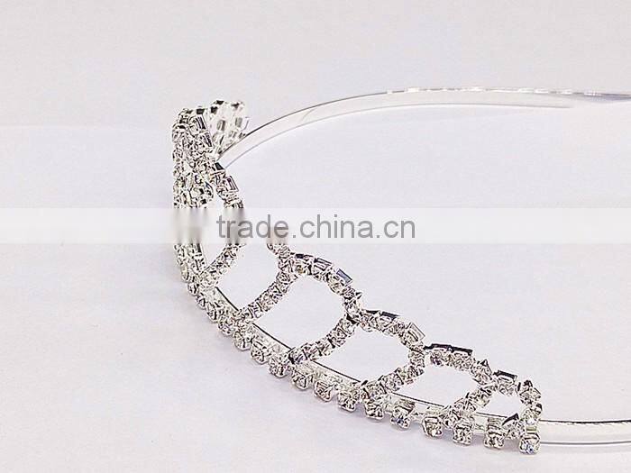 2017 New Crown Crystal Gold Bridal Wedding Hair Comb Accessories Headdress