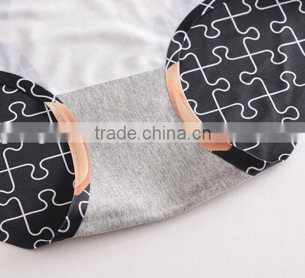 2017 Latest Personalized Your Own Brand Logo Design 95% Cotton 5% Spandex Private Label Band Cute Cartoon Lady Underwear Briefs