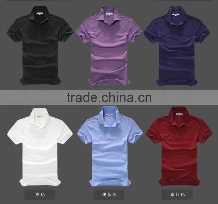 high quality cheap customized unisex's polo T-shirt