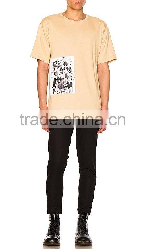 China apparel factory high quality soft crew neck short sleeve mens printing t shirts